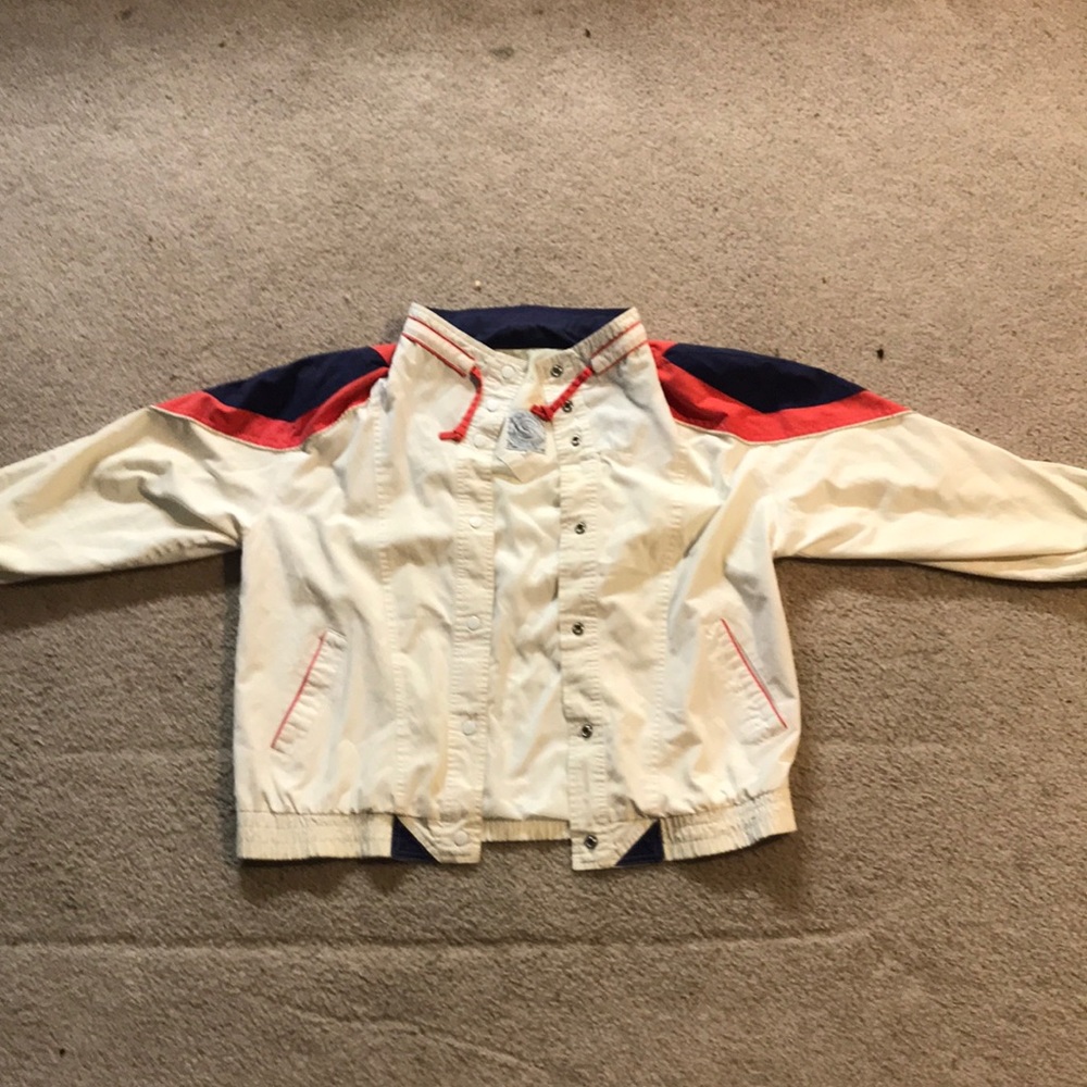 Be In The Current Seen Medium, White Windbreaker